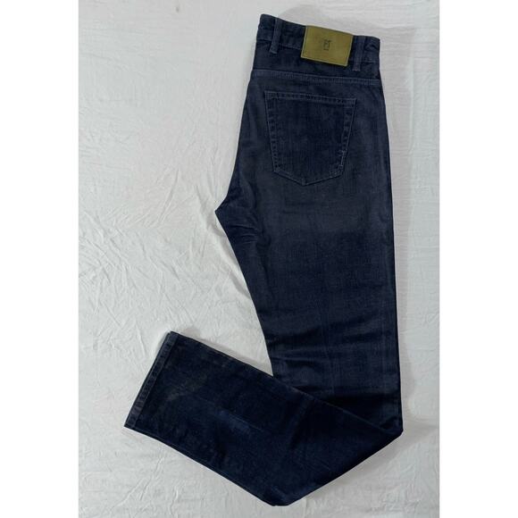 PT Torino 'Jazz' Velour 5-Pocket Stretch Jeans. Black, Men's 34X35. EUC!! - Picture 1 of 9